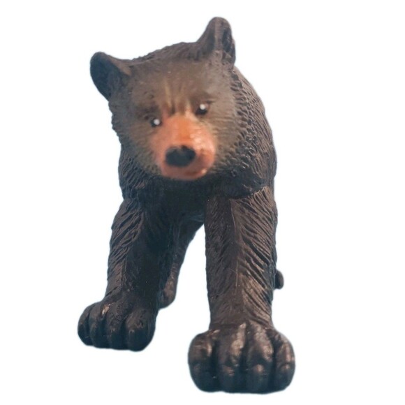 Vintage Black Bear Realistic Figure Cake Topper Standing K & M International - Picture 7 of 16